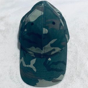 Green Camouflage Cotton Baseball Cap